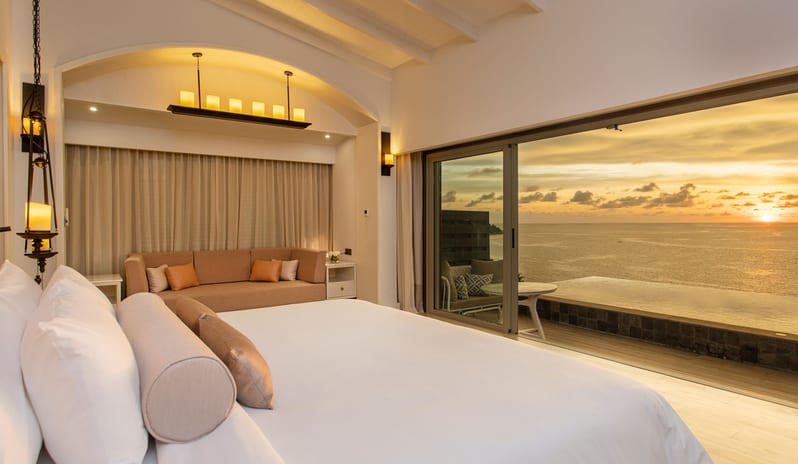 LOVE SEA VIEW CABANA SUNSET